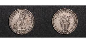 20 Centavo Filippine Argento 