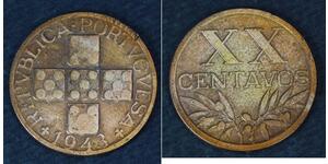 20 Centavo Estado Nuevo (Portugal) (1933 - 1974) Bronce 