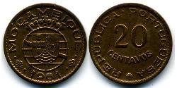 20 Centavo Mozambique (1975 - ) Bronce 