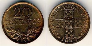20 Centavo Estado Novo (Portugal) (1933 - 1974) Bronze 