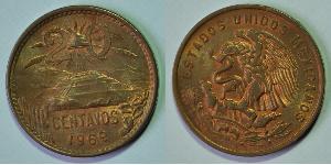 20 Centavo Mexique (1867 - ) Bronze 