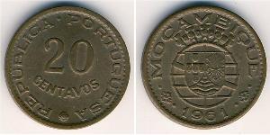 20 Centavo Mosambik Bronze 