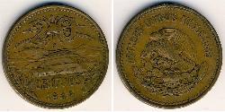 20 Centavo United Mexican States (1867 - ) Bronze 