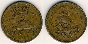 20 Centavo United Mexican States (1867 - ) Bronze 