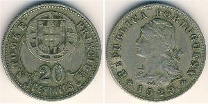 20 Centavo São Tomé and Príncipe (1469 - 1975) Bronze/Nickel 