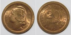 20 Centavo Cape Verde (1456 - 1975) Bronzo 