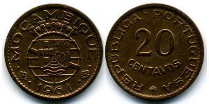 20 Centavo Mozambico (1975 - ) Bronzo 