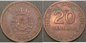 20 Centavo Mozambique (1975 - ) Copper 