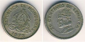 20 Centavo Honduras (1821 - ) Cuivre/Nickel 