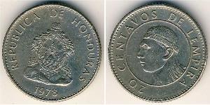 20 Centavo Honduras (1821 - ) Cuivre/Nickel 