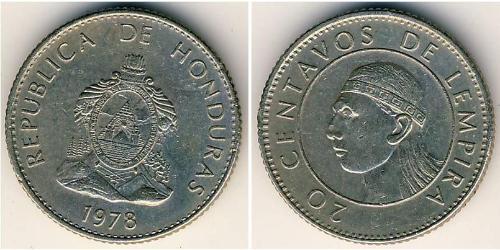 20 Centavo Honduras (1821 - ) Cuivre/Nickel 