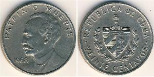 20 Centavo Cuba (1898 - ) Kupfer/Nickel 