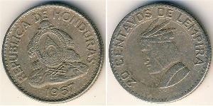 20 Centavo Honduras (1821 - ) Kupfer/Nickel 