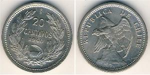 20 Centavo Chile Níquel/Cobre 