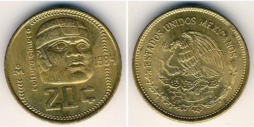 20 Centavo Messico (1867 - ) Ottone 