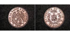 20 Centavo Chile Plata 