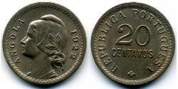 20 Centavo Portogallo / Portuguese Angola (1575-1975) Rame/Nichel 