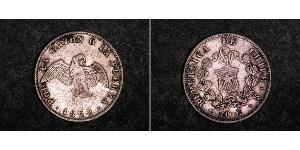 20 Centavo Chile Silber 