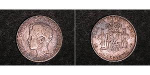 20 Centavo Puerto Rico Silber Alfonso XIII of Spain (1886 - 1941)