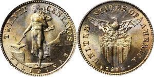 20 Centavo Philippines Silver 