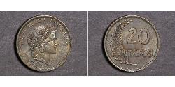 20 Centavo Peru  