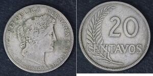 20 Centavo Perù  