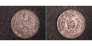 20 Centavo 智利 銀 