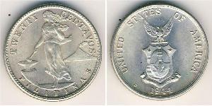 20 Centavo 菲律宾 銀 