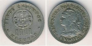 20 Centavo / 4 Macuta Portugal / Portuguese Angola (1575-1975) Copper/Zinc 