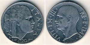 20 Centesimo Kingdom of Italy (1861-1946) Acciaio inossidabile 