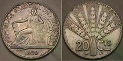 20 Centesimo Uruguay Plata 