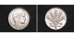 20 Centesimo Uruguay (1825 - ) Silver 