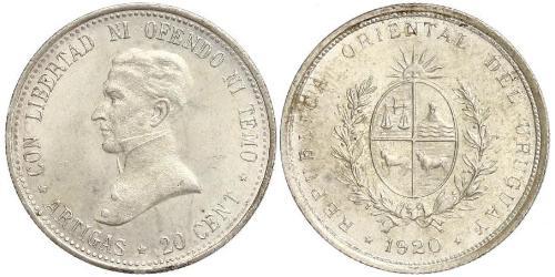 20 Centesimo Uruguay (1825 - )  