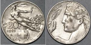 20 Centesimo 意大利王國 (1861-1946) 镍 
