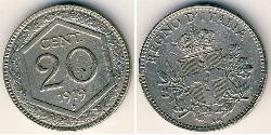 20 Centesimo 意大利王國 (1861-1946) 镍/銅 