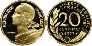 20 Centime France / Cinquième République (1958 - ) Or 