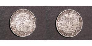 20 Centime / 1/5 Gourde Haiti (1804 - ) Argento 