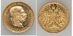 20 Corona Austria-Hungary (1867-1918) Gold Franz Joseph I (1830 - 1916)