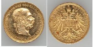 20 Corona Österreich-Ungarn (1867-1918) Gold Franz Joseph I (1830 - 1916)