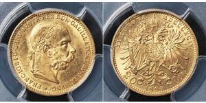 20 Corona Österreich-Ungarn (1867-1918) Gold Franz Joseph I (1830 - 1916)
