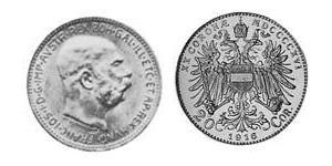20 Corona 奥匈帝国 (1867 - 1918) 金 弗朗茨·约瑟夫一世 (1830 - 1916)