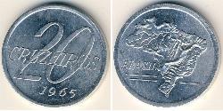 20 Cruzeiro Brasilien Aluminium 
