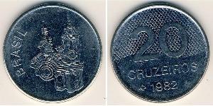 20 Cruzeiro Brasilien Stahl 