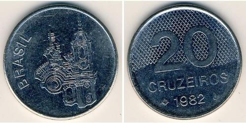 20 Cruzeiro Brasilien Stahl 