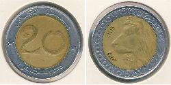 20 Denaro Algeria (1962 - ) Bimetal 