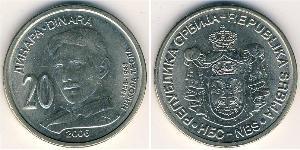 20 Dinaro Serbia Níquel/Cobre 