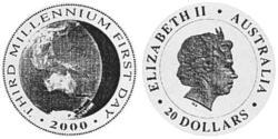 20 Dollar Australie (1939 - ) Argent Elizabeth II (1926-2022)