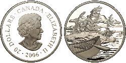 20 Dollar Brésil Argent Elizabeth II (1926-2022)