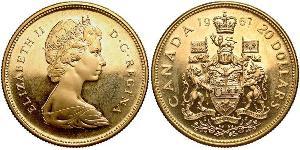 20 Dollar Kanada Gold Elizabeth II (1926-2022)