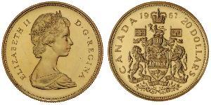 20 Dollar Kanada Gold Elizabeth II (1926-2022)